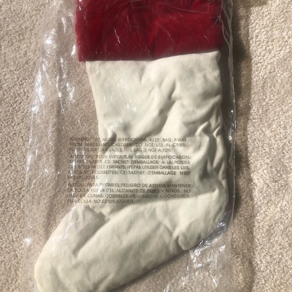 Pottery Barn Embroidered Christmas Stocking - Picture 3 of 4